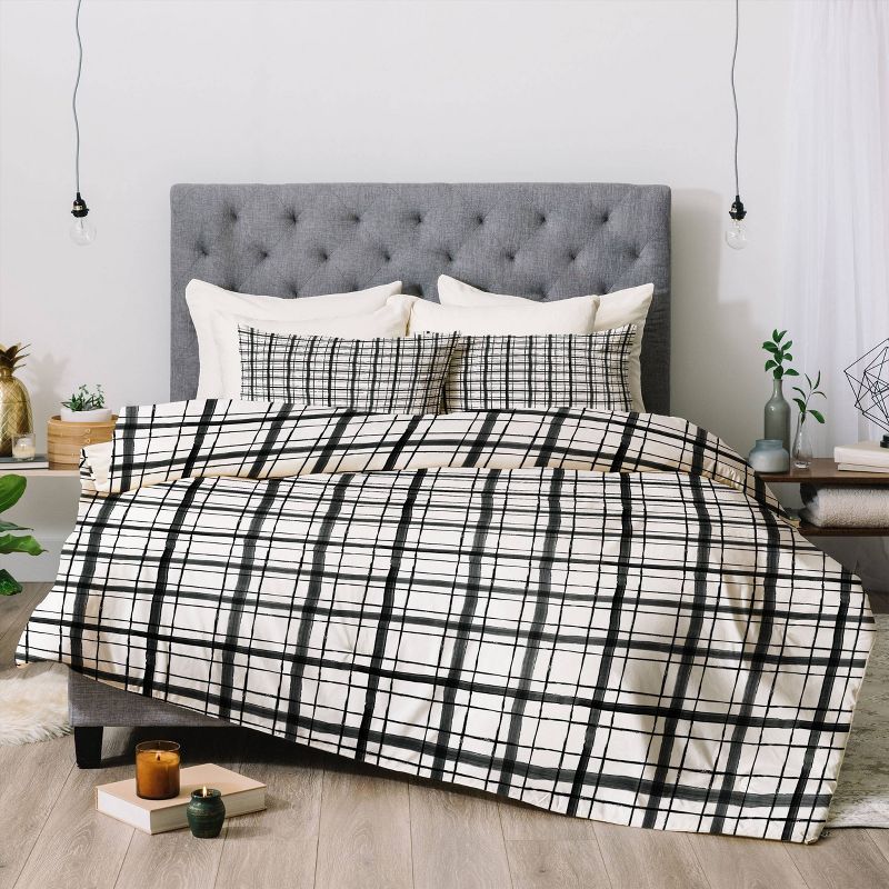 Dash and Ash Painted Plaid Comforter Set - Deny Designs, 5 of 9