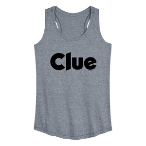 Women's - Clue - Clue Logo Graphic Racerback Tank - 1 of 4