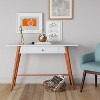 Amherst Mid Century Modern Desk/Console Table White/Brown - Project 62™ - image 2 of 4