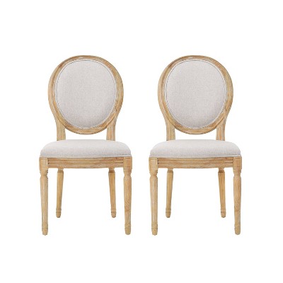 Set Of 2 T-stitch Fabric Dining Chair - Christopher Knight Home : Target