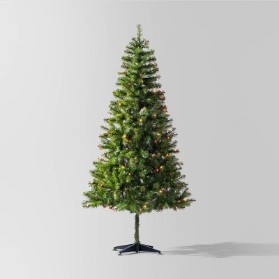 The Holiday Aisle® Lighted Artificial Christmas Tree - Includes a