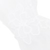 INSPIRE CHIC Women's Lace Fingerless Wrist Length Wedding Elegant White Ruffled Floral Gloves 1 Pair - 4 of 4