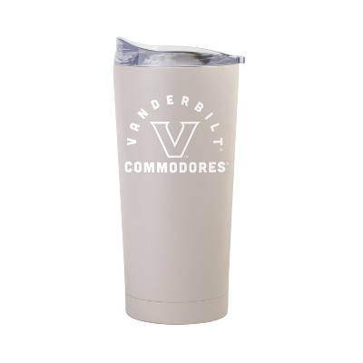 NCAA Vanderbilt Commodores Sand Powder Coat Tumbler - 20oz