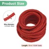 Unique Bargains Soft Polyester Decorative Cord Twisted Rope Trim 1 Pc - 3 of 4