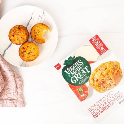 Veggies Made Great Frozen Roasted Red Pepper & Gouda Frittata - 12oz