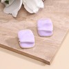 SOHI Women's Lilac Textured Enamel Stud Earrings - 2 of 4