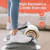 NAYSAYE Under Desk Pedal Exerciser Compact Seated Ellipse Trainer for Home Gym Office Workout, White, 16.93"*15.55"*8.66" - 3 of 4