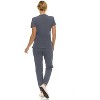 Saint Scrubs Womens 9-Pocket Medical Uniform Set- V-Neck Stretch Top with Seven Pocket Jogger Scrub Pant - 2 of 4