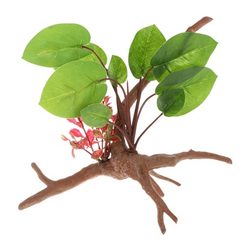 Unique Bargains Aquarium Plants Decorations Artificial Aquatic Plant Green 9.45" 1 Pcs - image 1 of 4