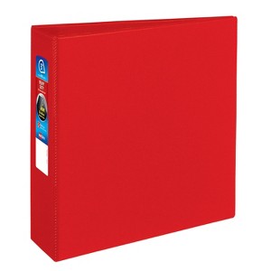 Avery Heavy-Duty 3 Ring Binder, 3" One Touch EZD Rings, 3.5" Spine, 1 Red Binder (79583) - 1 of 4