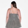 Women's Denim Buckle Corset Tank Top - Wild Fable™ Gray Wash - 3 of 3