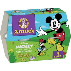 Annie's  Mickey and Friends Pasta & Cheddar Microwave Cup - 4pk/7.4oz