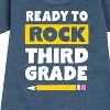 - Instant Message - Ready To Rock Third Grade Graphic Short Sleeve Fleece Dress - 2 of 4