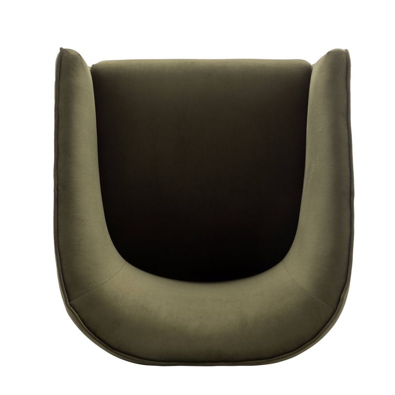 Modern Barrel Accent Chair - WOVENBYRD, 5 of 16