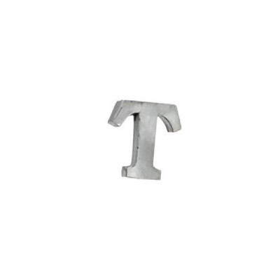 Slickblue Zinc Alphabet Letters, Individual A-Z & "&" Symbol, Wall Letters, Modern, Silver, 2.5"x2" Each