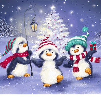 christmas penguins