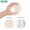 Unique Bargains Wicker Rattan Decorative DIY Crafts Balls 6 Pcs - 2 of 4