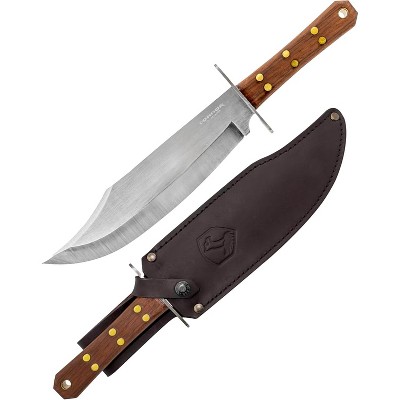 Condor Tool & Knife Undertaker Knife - 1075 High Carbon Steel -  Full Tang Hunting Knives with Sheath - 10.2in Blade - 24oz