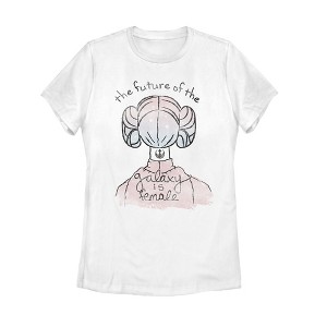 Women's Star Wars Princess Leia Future is Female T-Shirt - 1 of 4