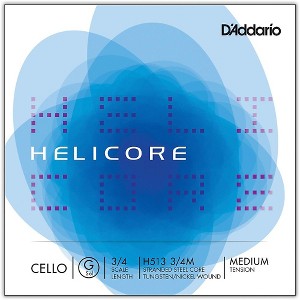 D'Addario Helicore Series Cello G String 3/4 Size - 1 of 2