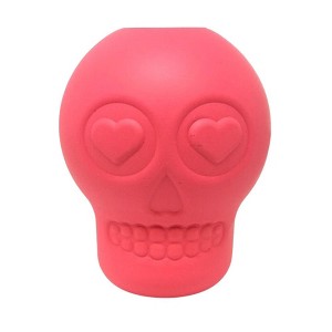 Sugar Skull eDispenser Durable Rubber Chew Toy & Treat Dispenser - 1 of 4