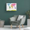 Trademark Fine Art -Michael Tompsett 'World Map for Kids II' Canvas Art - 4 of 4