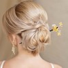 Unique Bargains Flower Beads Tassel Hair Chopstick 2 Pcs - 2 of 4