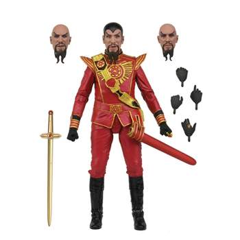 NECA King Features Flash Gordon 1980 Ultimate Ming with Red Military Outfit  7" Scale Action Figure