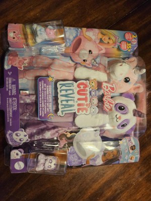 Barbie Cutie Reveal Slumber Party Gift Set With 2 Dolls & 2 Pets : Target