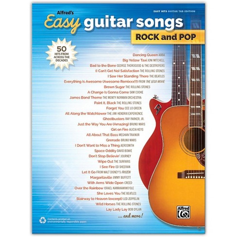 Alfred Alfred's Easy Guitar Songs: Rock And Pop, Easy Hits Guitar Tab  Songbook : Target