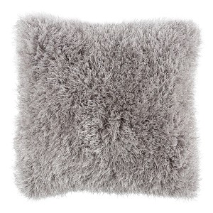 24"x24" Oversized Plush Faux Fur Square Throw Pillow - Yorkshire Home - 1 of 4