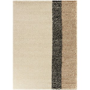 Balta Rugs 5'3"x7' Coleman Color Block Shag Pink Area Rug Brown - 1 of 4