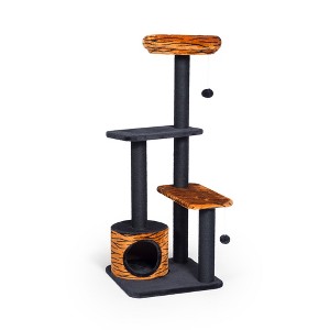 Prevue Pet Products Kitty Power Paws Tiger Tower Cat Tree 7303. - 1 of 4