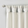 PAGED Faux Silk Blackout Curtains for Bedroom,Window Curtain Panel with Twisted Tab Top,Lined,Curtains for Living Room,Machine Washable - 4 of 4