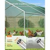 XBRIGH Large Metal Chicken Coop Run with Spire Roof – Outdoor Poultry Cage with Waterproof & UV-Resistant Cover for Chickens,Ducks in Yard or Farm Use - 3 of 4