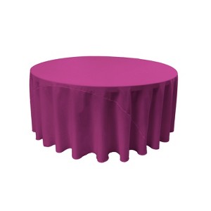Slickblue Polyester Poplin Round Tablecloth 41 Different Colors 7 Sizes - 1 of 1