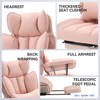 Efomao Desk Office Chair 400LBS, Big and Tall PU Leather Computer Chair, Executive Office Chair with Footrest and Lumbar Support - 3 of 4