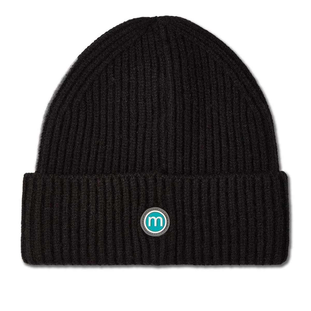 Memoi Boys Ribbed "M" Yarn-Embroidered Rayon-Blend Beanie - thumbnail 2