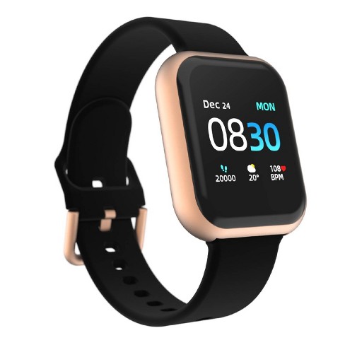 Itouch Air 3 Smartwatch Rose Gold Case With Black Strap Target