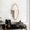 LNC Quatrefoil Gold Framed Wall Mirror,27"Wx 35.4"H/39.4"W x 27.4"H - 4 of 4