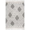 Nuloom Becca Diamond Trellis Tassel Wool Area Rug, 5' x 8', Beige - 2 of 4