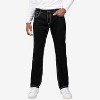 CULTURA Men's Saddle Stitch Modern Fit Jeans in JET BLACK Size 38X32 - 3 of 4