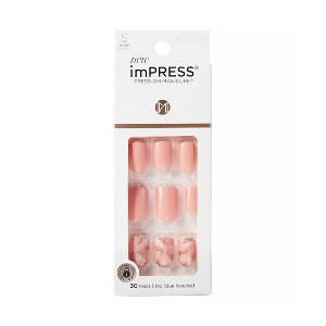 KISS Products Short Square Press-On Fake Nails - Kingdom - 33ct - 1 of 4