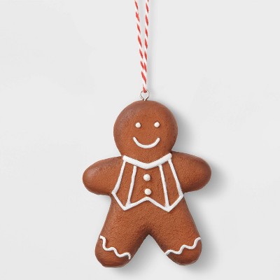 Gingerbread Cookie With Vest Christmas Tree Ornament - Wondershop ...