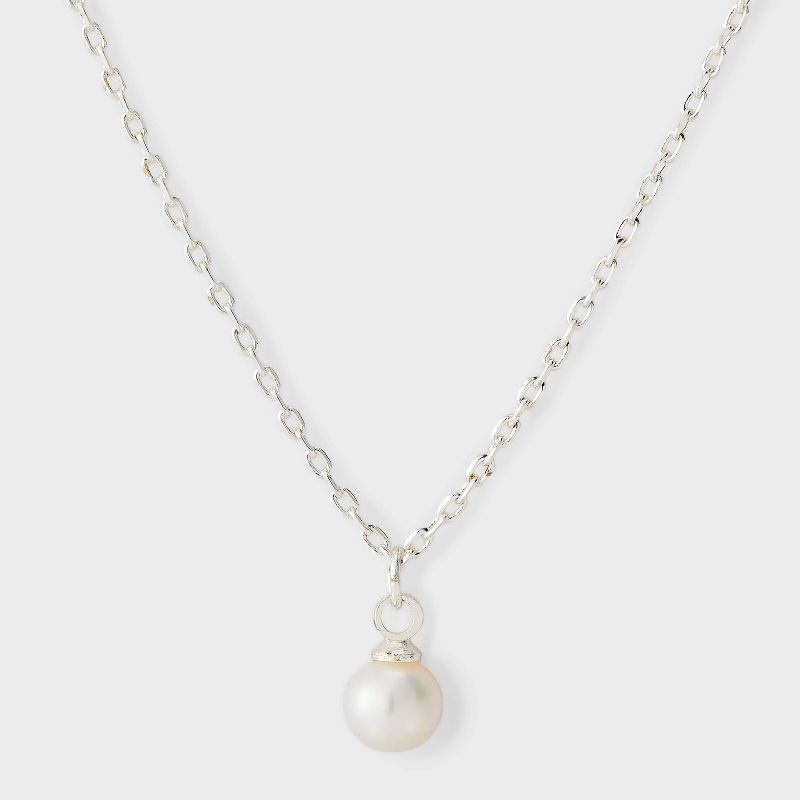 Pearl Necklace - A New Day™ Silver