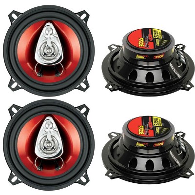  BOSS CH5530 5.25" 3-Way 450W Car Audio Coaxial Speakers Stereo Red 