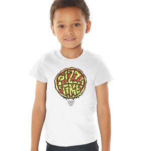 Toddler Boys' Teenage Mutant Ninja Turtles: Mutant Mayhem Pizza Time T-Shirt - 1 of 4