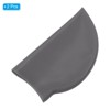 Unique Bargains Silicone Waterproof Non-Slip Adult Swimming Caps 2 Pcs - 3 of 4