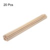 Unique Bargains Arts Garden Christmas Decoration Round Natural Wood Sticks 20 Pcs - 3 of 4
