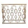 Majaci Console Gold Finish - Signature Design by Ashley: Modern Mirrored Entryway Table with Metal Frame - 3 of 4